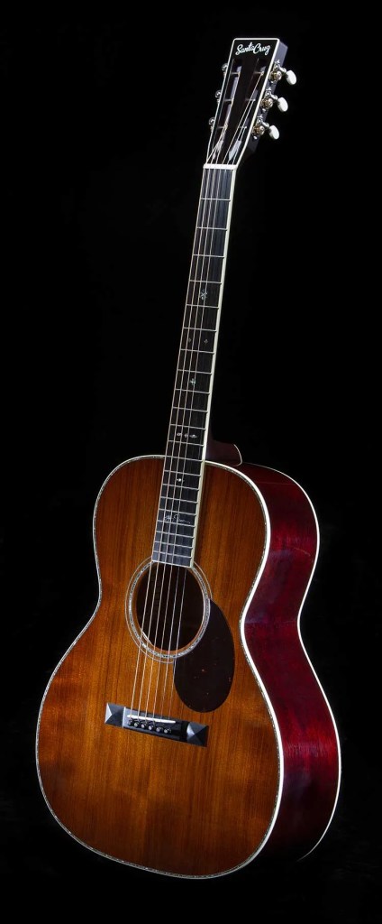 Santa Cruz HT-13 acoustic guitar vertical