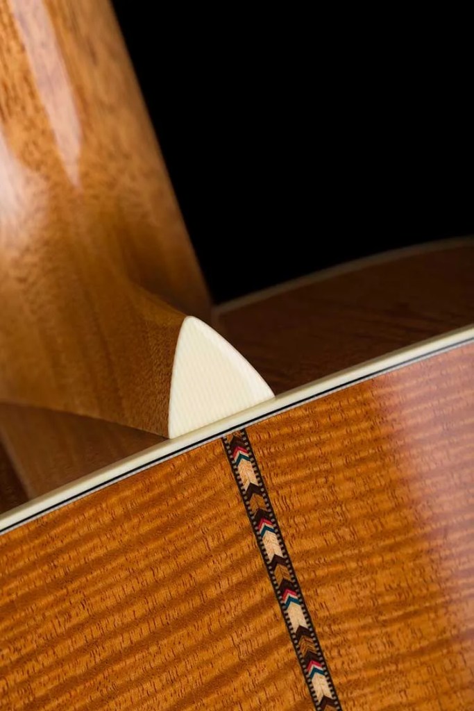 Collings OM3 custom acoustic guitar neck and heel joing