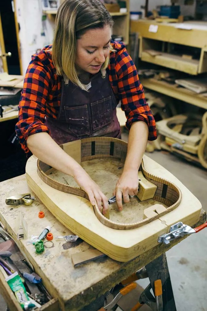 Guitar luthier Jayne Henderson