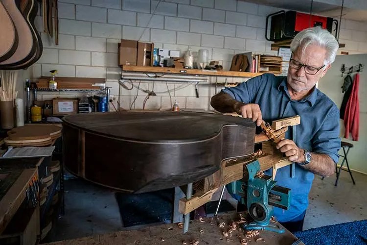 Guitar luthier Kenny Hill