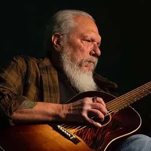 Jorma Kaukonen with guitar
