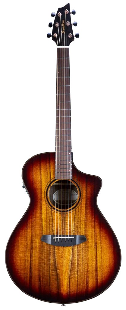 Breedlove Pursuit Exotic S Concert Edgeburst CE acoustic guitar front