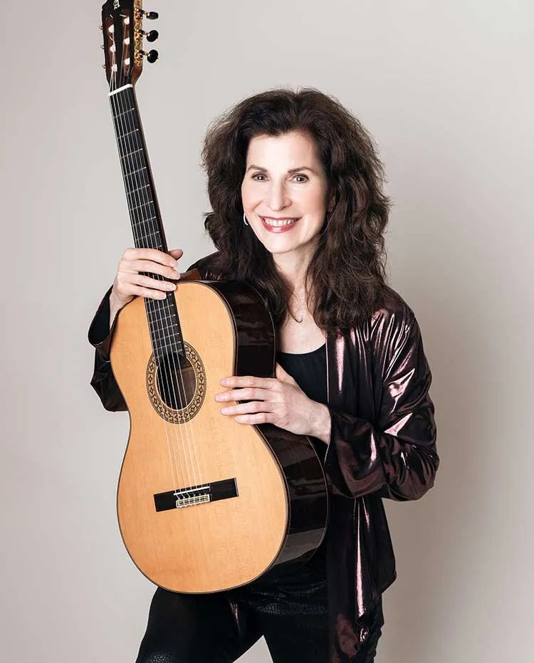 Sharon Isbin with classical guitar