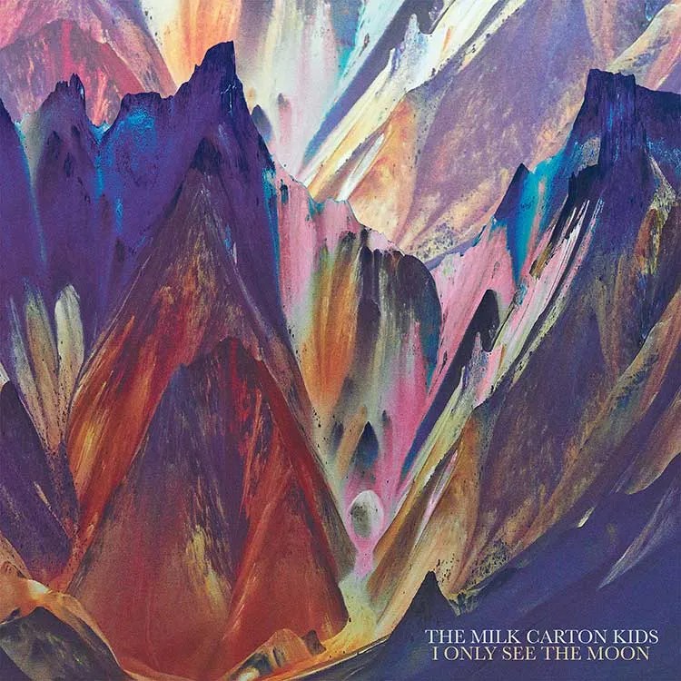 Cover artwork for the Milk Carton Kids new album, ‘I Only See the Moon’